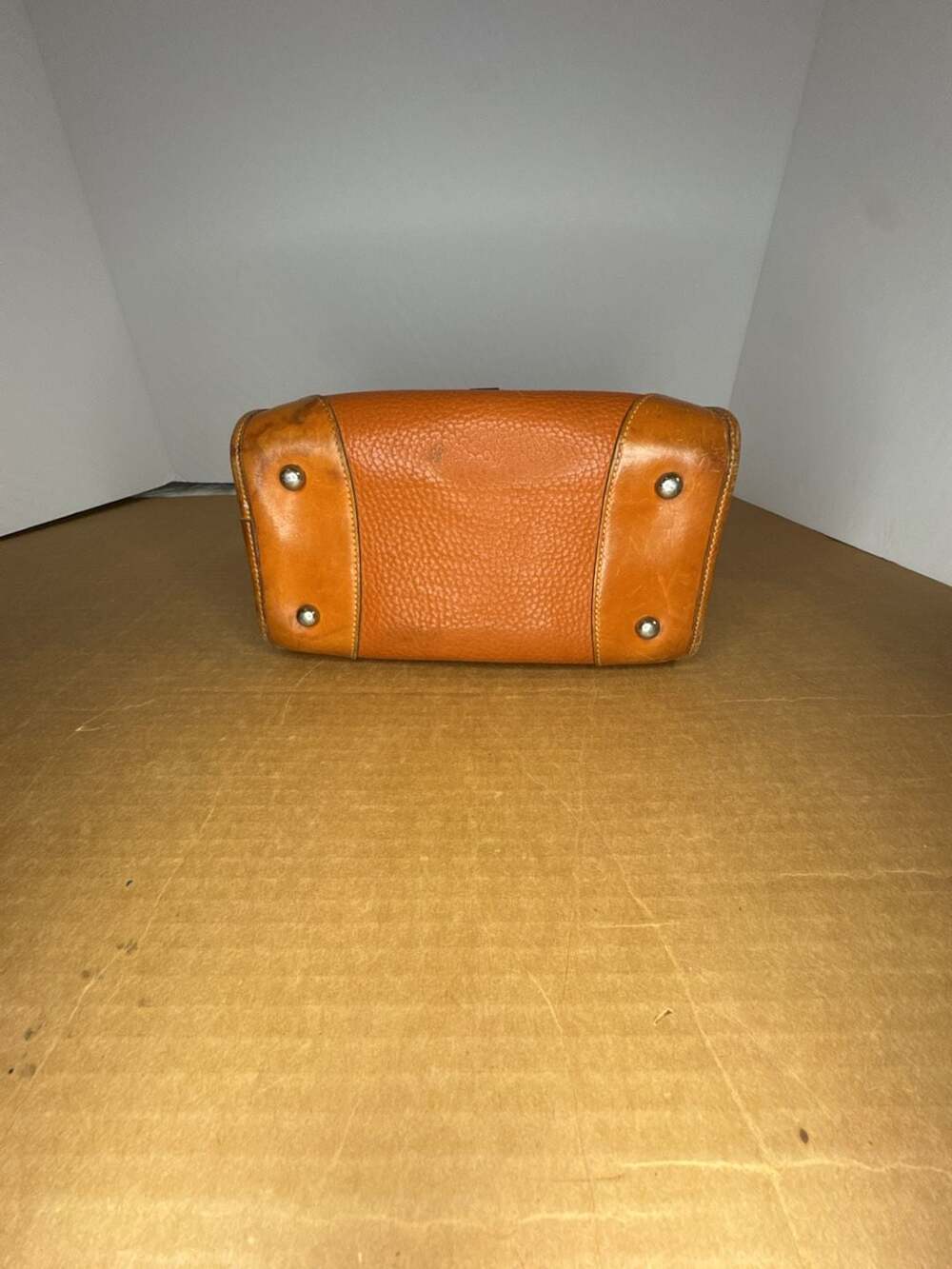 Vintage Dooney & Bourke All Weather Leather Surrey Satchel Handbag - Picture 14 of 16